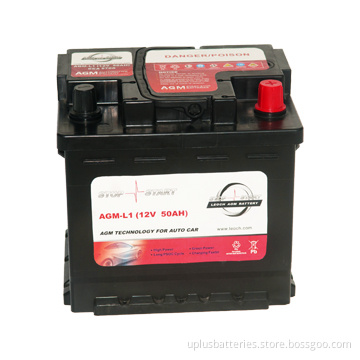 AGM-L1 12V 50ah Factory Price Offer Wholesale AGM Start-Stop Car Battery